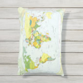 世界地図グローブカントリーアトラス アウトドアクッション (裏面(縦))