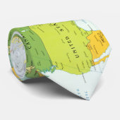 世界地図グローブカントリーアトラス ネクタイ (ロール)