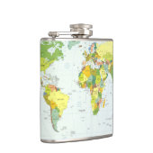 世界地図グローブカントリーアトラス フラスク (右)