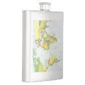 世界地図グローブカントリーアトラス フラスク (右)