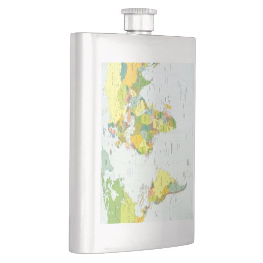 世界地図グローブカントリーアトラス フラスク (右)