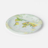 世界地図グローブカントリーアトラス ペーパープレート (アングル)