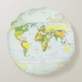 世界地図グローブカントリーアトラス ラウンドクッション (裏面)