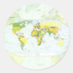 世界地図グローブカントリーアトラス ラウンドシール