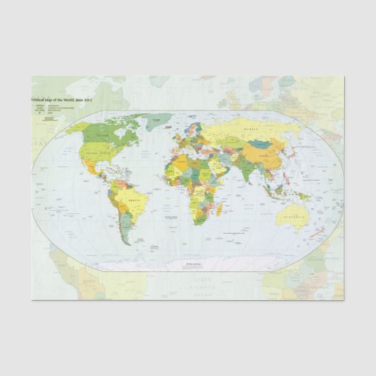 世界地図グローブカントリーアトラス 薄葉紙 (正面)