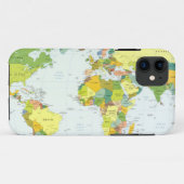 世界地図グローブカントリーアトラス Case-Mate iPhoneケース (裏面(横))