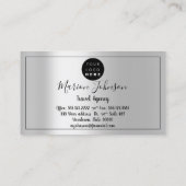 世界地図グローブ地図旅行代理店シルバーマーメイド 名刺 (裏面)