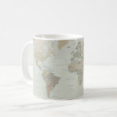 世界地図コーヒーマグ コーヒーマグカップ (正面左)