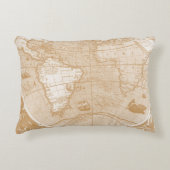 世界地図ピロー アクセントクッション (正面)
