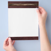 世界地図フライヤー チラシ (手)