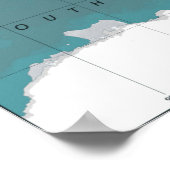 世界地図ポスター ポスター (角)