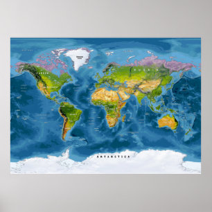世界地図ポスター ポスター