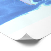 世界地図ポスター ポスター (角)