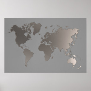 世界地図ポスター ポスター