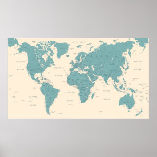 世界地図ポスター ポスター