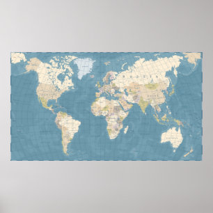 世界地図ポスター ポスター