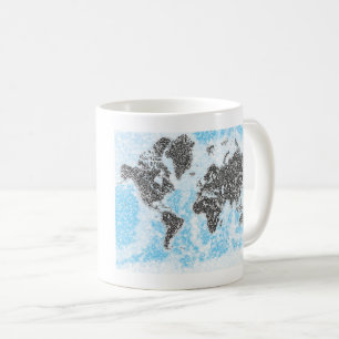 世界地図マグカップ コーヒーマグカップ