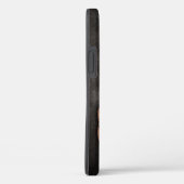 世界地図レザー（地理的な茶色） Case-Mate iPhoneケース (裏面 / 右)