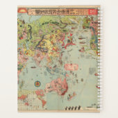 世界地図一覧 – 世界航空路 プランナー手帳 (裏面)