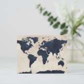 世界地図動揺して海軍 ポストカード (スタンド正面)