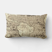 世界地図南米の海蛇 ランバークッション (裏面)