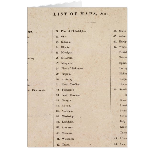 世界地図帳の指標 (正面)