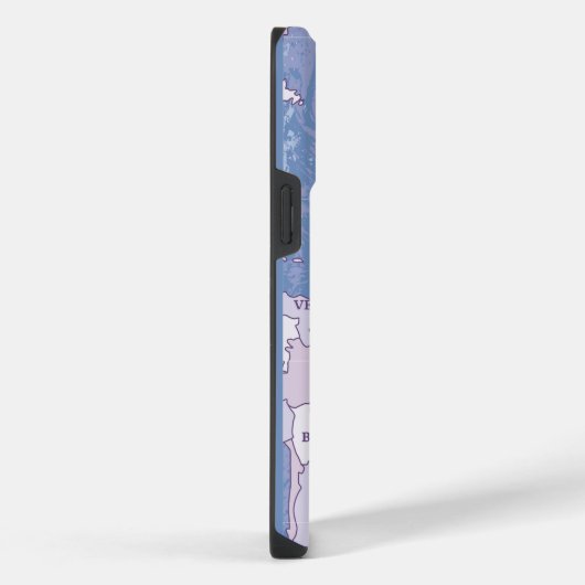 世界地図旅行iPhone 14 PRO MAXケース iPhoneケース (右側面)