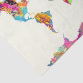 世界地図色 薄葉紙 (詳細)