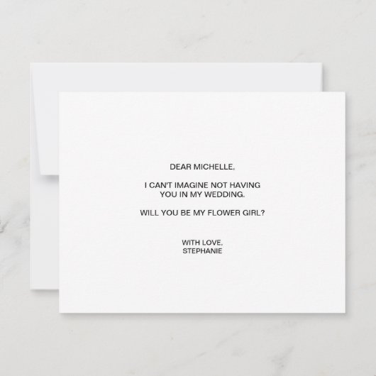 世界地図金ゴールドは私の花の女の子インビタティ 招待状 (裏面)