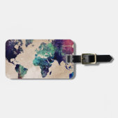 世界地図10 ラゲッジタグ (正面横)