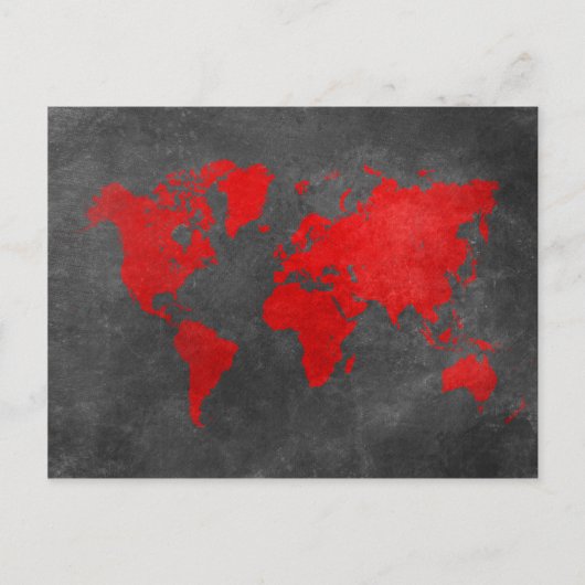 世界地図11 ポストカード (正面)