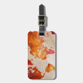 世界地図13 ラゲッジタグ (正面縦)