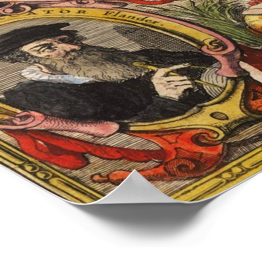 世界地図1630 ポスター (角)