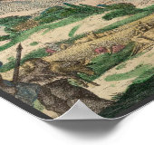 世界地図1671 ポスター (角)