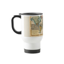 世界地図1700年代アンティーク大陸