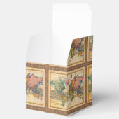 世界地図1700年代アンティーク大陸 フェイバーボックス (オープン)