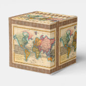 世界地図1700年代アンティーク大陸 フェイバーボックス (裏面サイド)