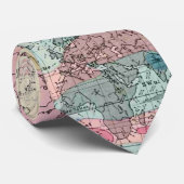 世界地図1891年 ネクタイ (ロール)