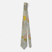 世界地図1910 #2 ネクタイ (正面)