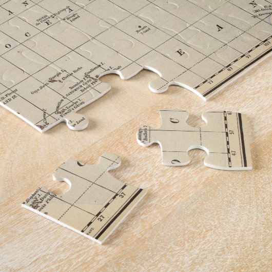 世界地図2 ジグソーパズル (側面)