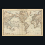 世界地図2 ポスター<br><div class="desc">世界の地図。Rand McNally and Company (187)による。Chicago: Rand McNally発行</div>