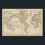 世界地図2 ポスター<br><div class="desc">世界の地図。Rand McNally and Company (187)による。Chicago: Rand McNally発行</div>