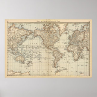 世界地図2 ポスター