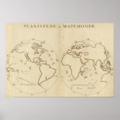 世界地図2 ポスター (正面)