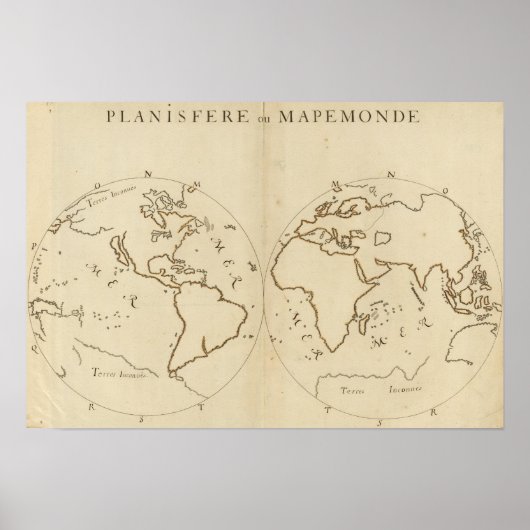 世界地図2 ポスター (正面)