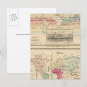 世界地図2 ポストカード (正面/裏面)