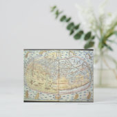 世界地図2 ポストカード (スタンド正面)