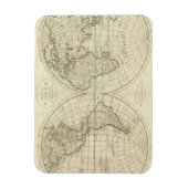世界地図2 マグネット (縦)