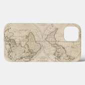 世界地図2 Case-Mate iPhoneケース (裏面 (横))