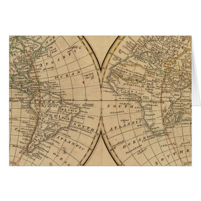 世界地図3 (正面横)